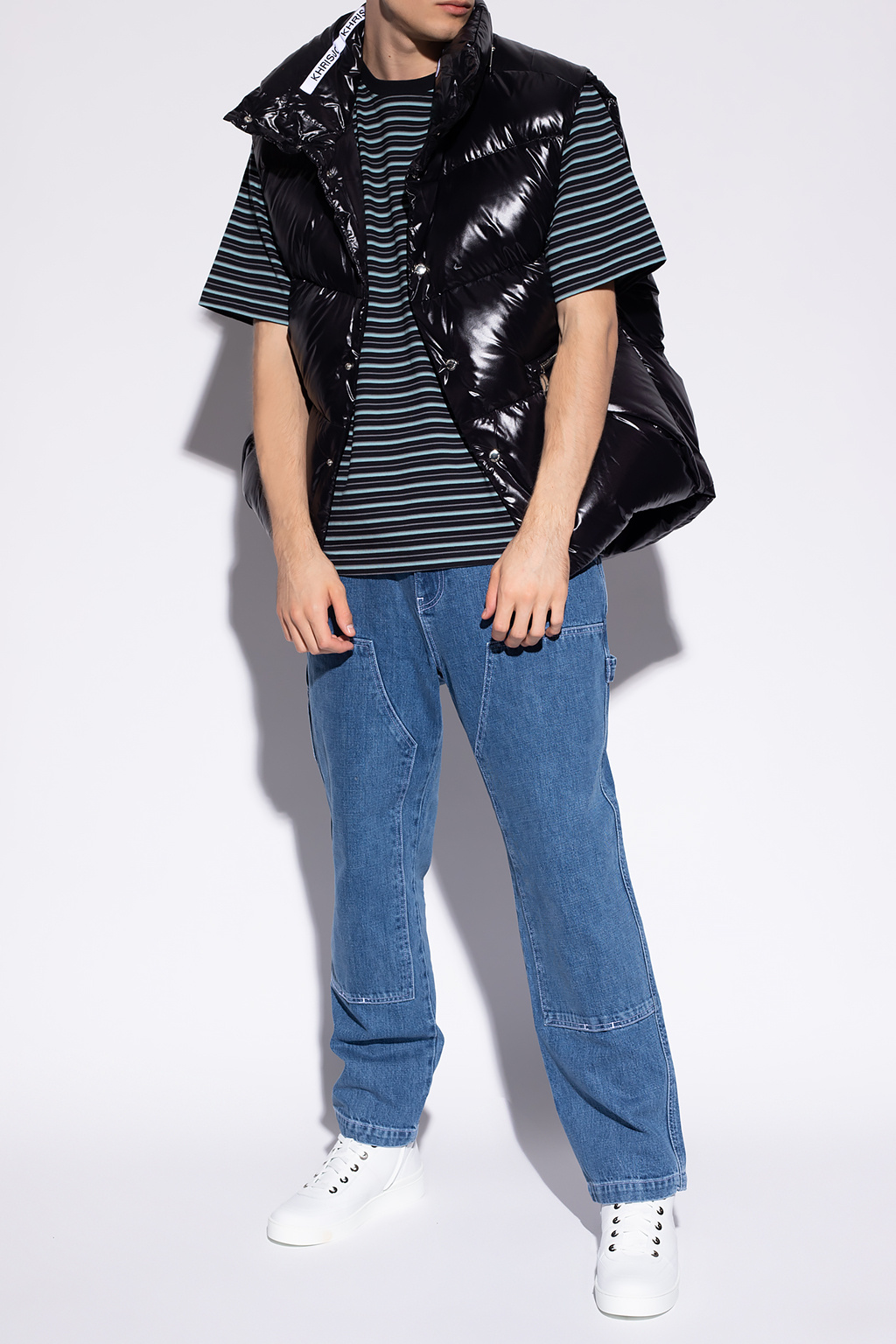 Multicolour Striped T - shirt Stussy - SchaferandweinerShops